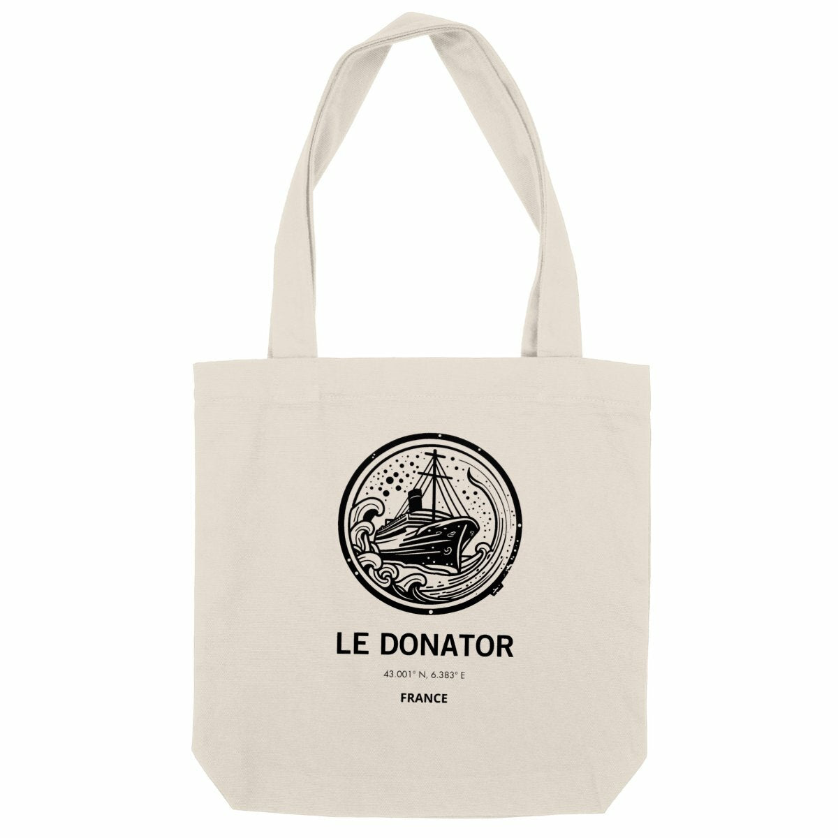 Tote bag le donator - face_naturel